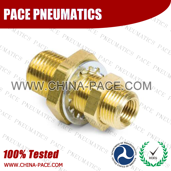 Female Bulkhead Brass Pipe Fittings, Brass Threaded Fittings, Brass Hose Fittings,  Pneumatic Fittings, Brass Air Fittings, Hex Nipple, Hex Bushing, Coupling, Forged Fittings